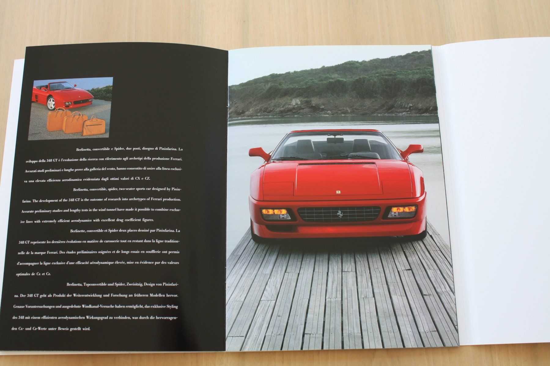 Ferrari Documenti: Ferrari 348 GT Prestige Prospekt 1993 – Nuovo (secondo la descrizione) da Wikon venduto da erwin400 4