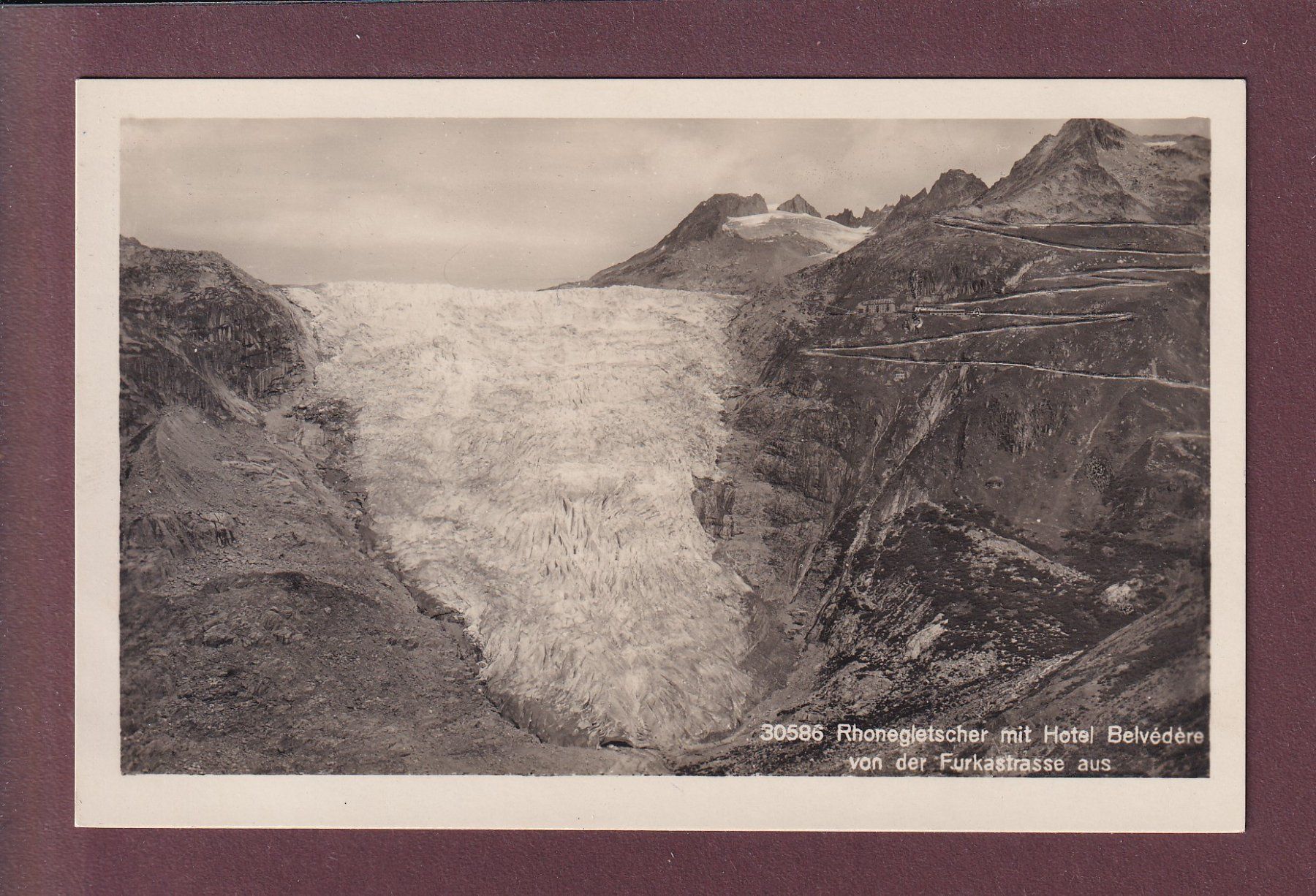 Cartes postales: RHONEGLETSCHER - Hotel Belvédèer – D'occasion à Pully par nicecards