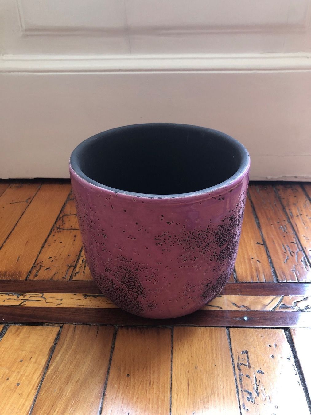 Vasen & Gefässe: Vendo vaso in ceramica viola. – Gebraucht aus Mendrisio von cost.del