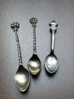 3 alte Silberlöffel, Souvenirlöffel, Schweiz, Luzern