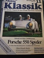 Motor Klassik 11/88 Porsche 550  Mercedes 600 MG Fiat 500 xa