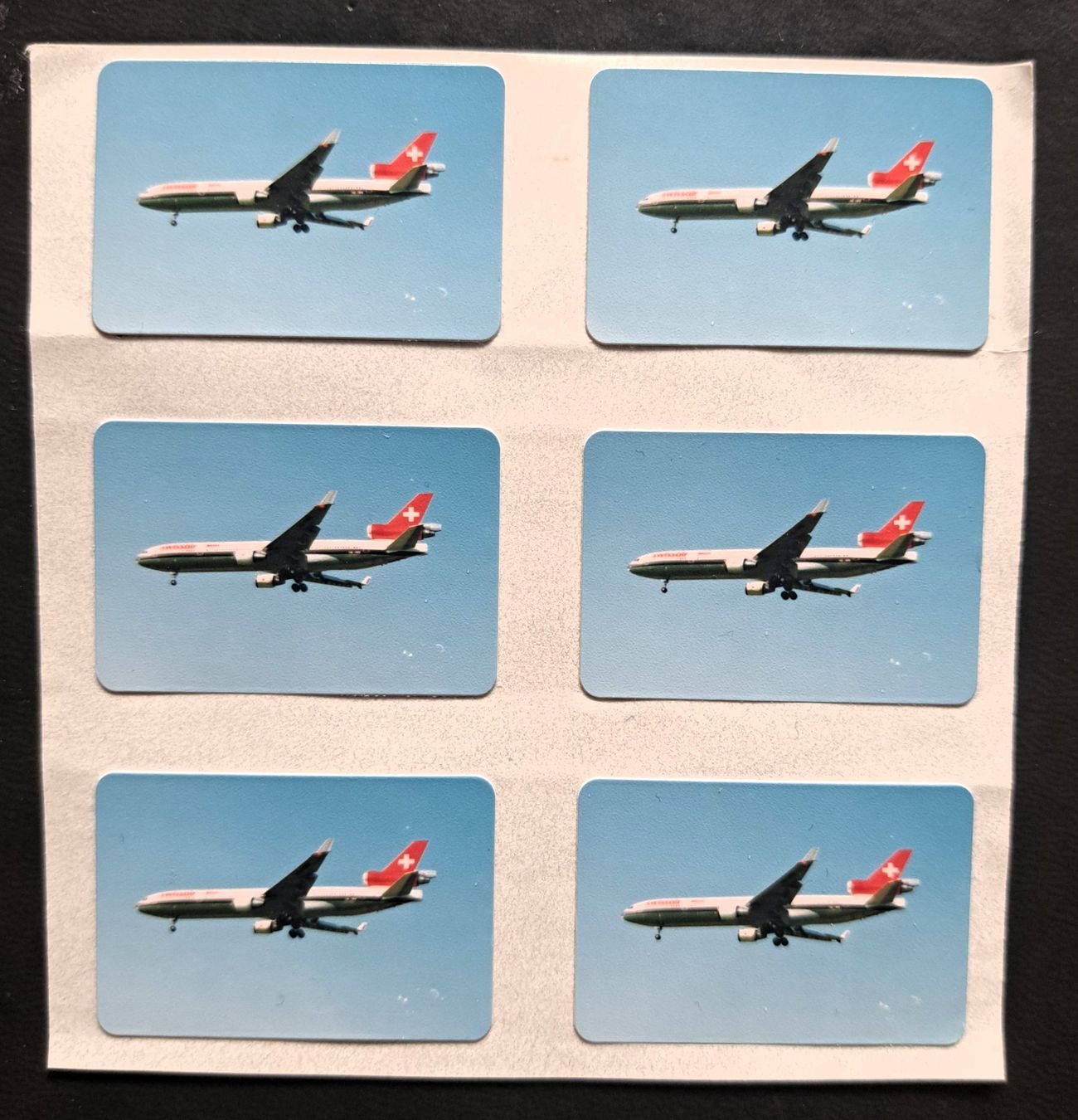 Swissair Aufkleber: Swissair Aufkleber, Flugzeugtyp MD-11 – Gebraucht aus Sennhof (Winterthur) von gubine