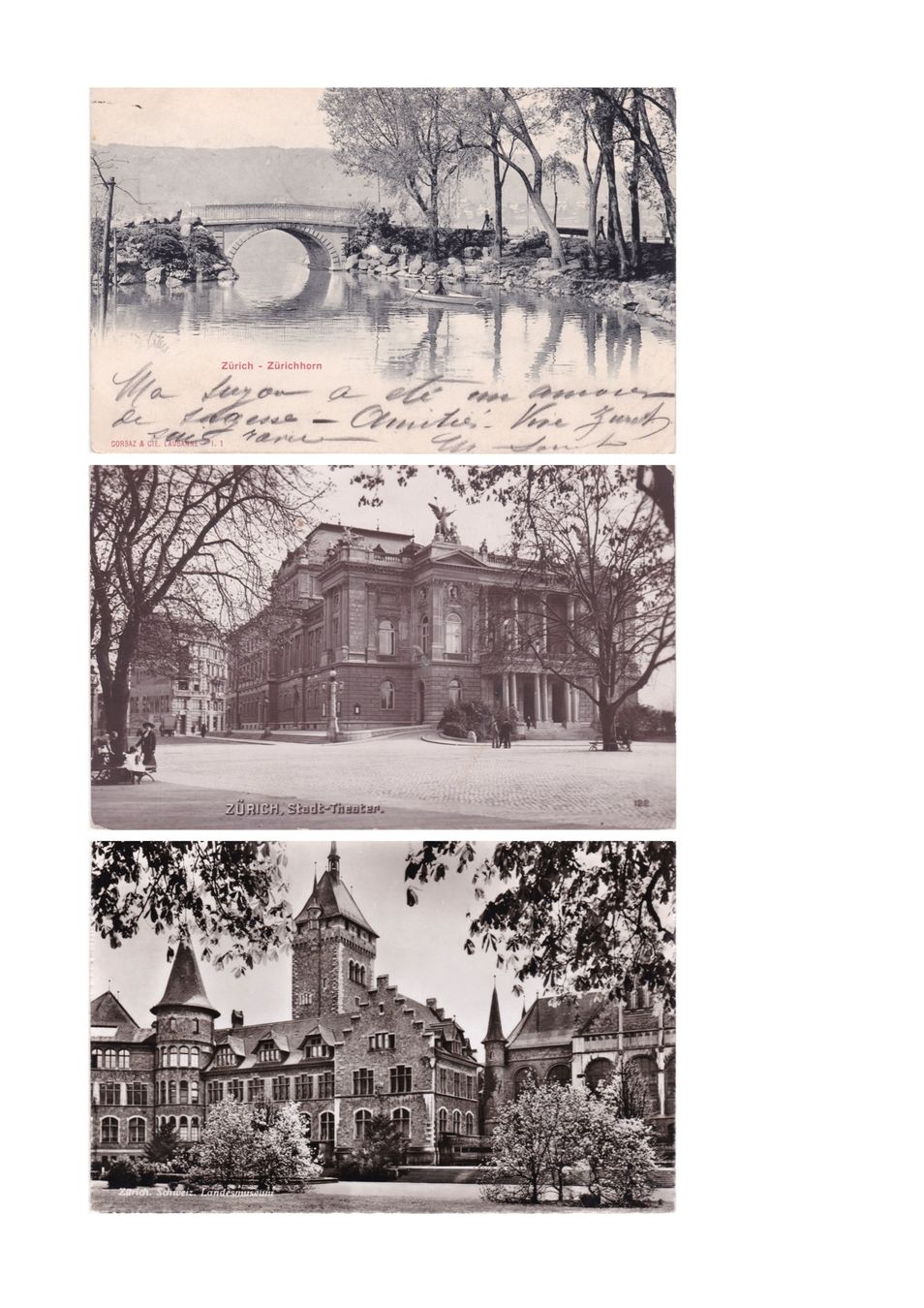 Cartoline postali: Konvolut Zürich – Usato da Baar venduto da dokuba 7