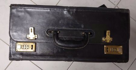 Valise style aviateur - Cuir véritable