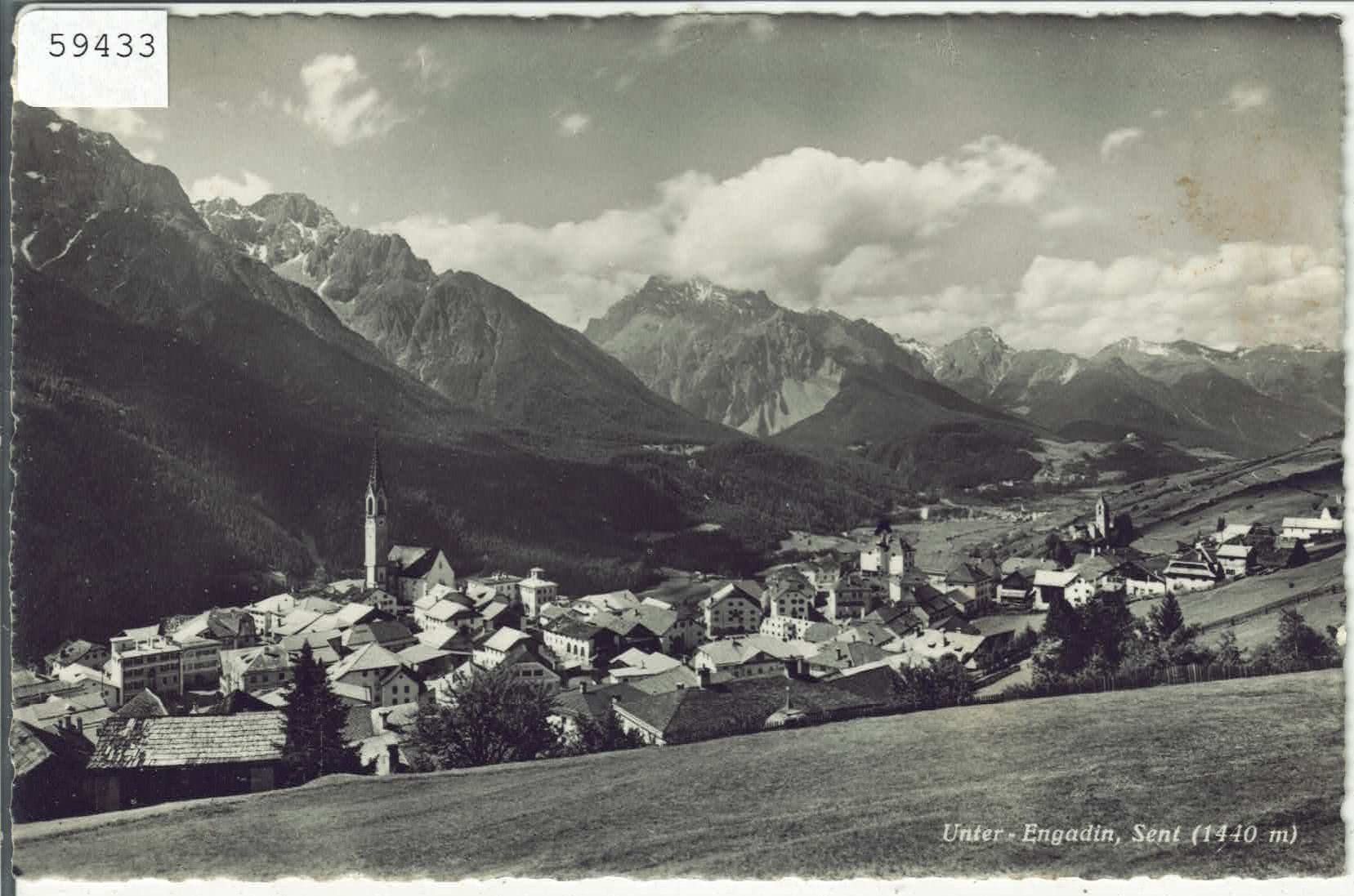 Ansichtskarten: Unter-Engadin - Sent – Gebraucht aus Ettingen von Kartenplanet