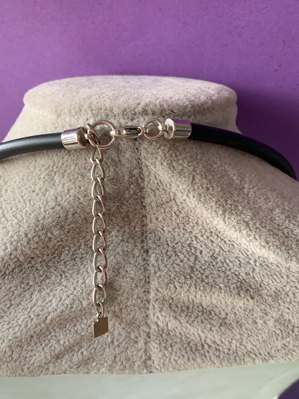 Ketten: Halskette 80er Jahre mit Gummikette – Neu (gemäss Beschreibung) aus Laufen von Bellavitaboom 7