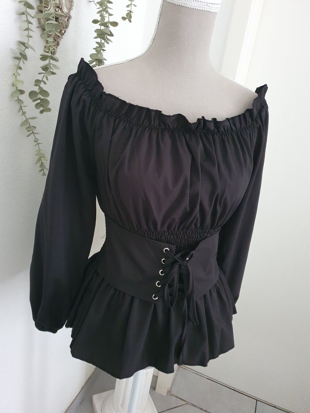 Camicette: Gothic Bluse Gr S *neu* – Nuovo (secondo la descrizione) da Münsingen venduto da BlackTears-3 2