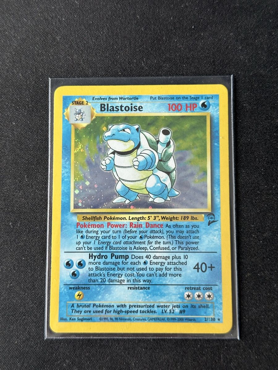 Pokémon Carte collezionabili: Vintage Pokémon Blastoise, Base Set 2 #2/130 – Nuovo (secondo la descrizione) da Wil SG venduto da shinycardboard 1