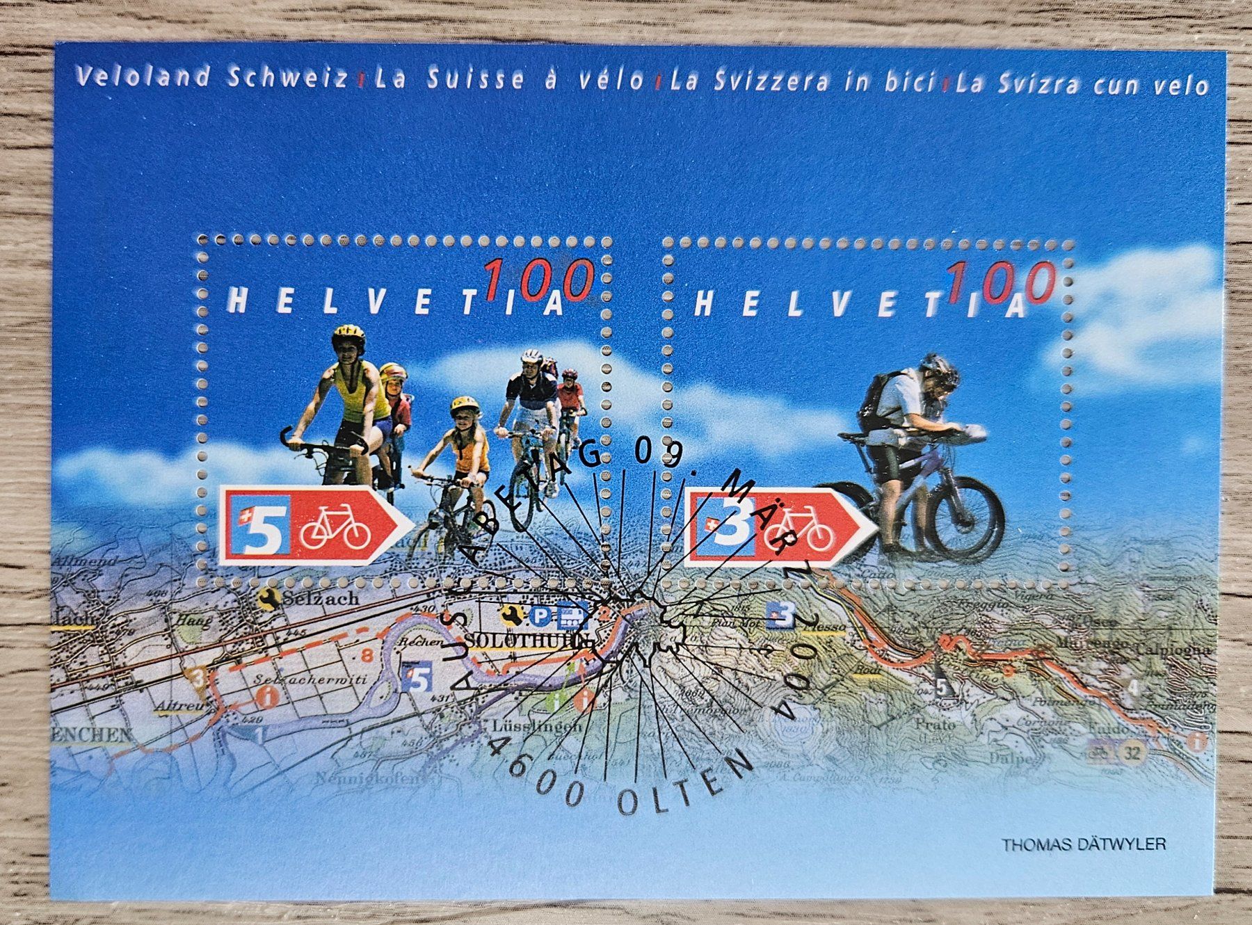 Tutti i francobolli: CL07 Bloc Timbre Suisse 2004 – Usato da Cousset venduto da Patrick_Collections
