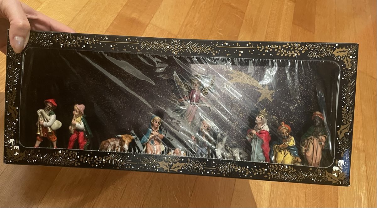 Tutte le decorazioni: Komplette originale Weihnachtskrippe, neuwertig & komplett! – Nuovo e nell'imballaggio originale da Münchenstein venduto da nel_57mj 1