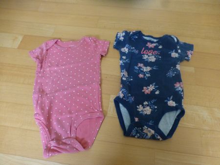 Carter's, 2 x Baby-Body kurzarm