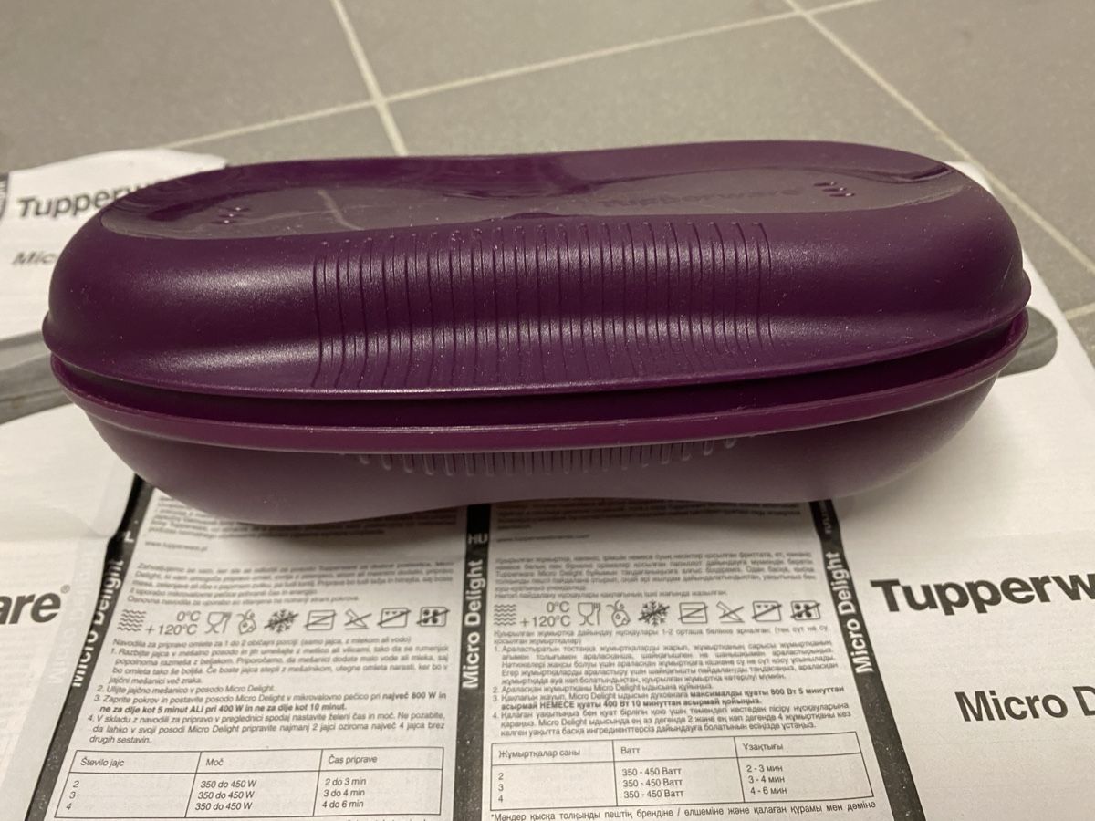 Tupperware Contenitori & Simili: Tupperware Micro Delight, Mikrowellengeschirr, Omeletto – Usato da Ossingen venduto da Blabaer 3