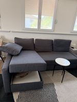 Eckbettsofa mit Bettkasten – Dunkelgrau – Wie neu!