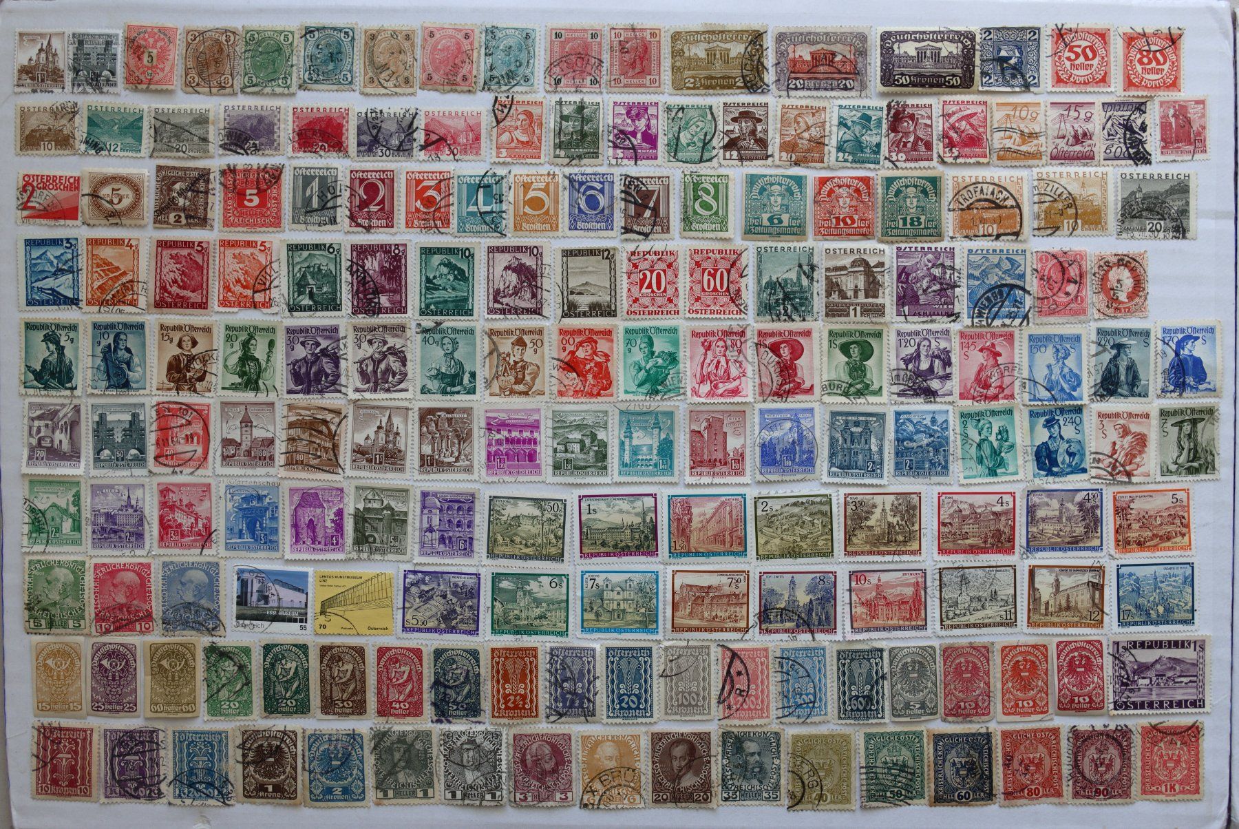 Alle Briefmarken: Briefmarken Österreich – Gebraucht aus Oberentfelden von lakipul 1