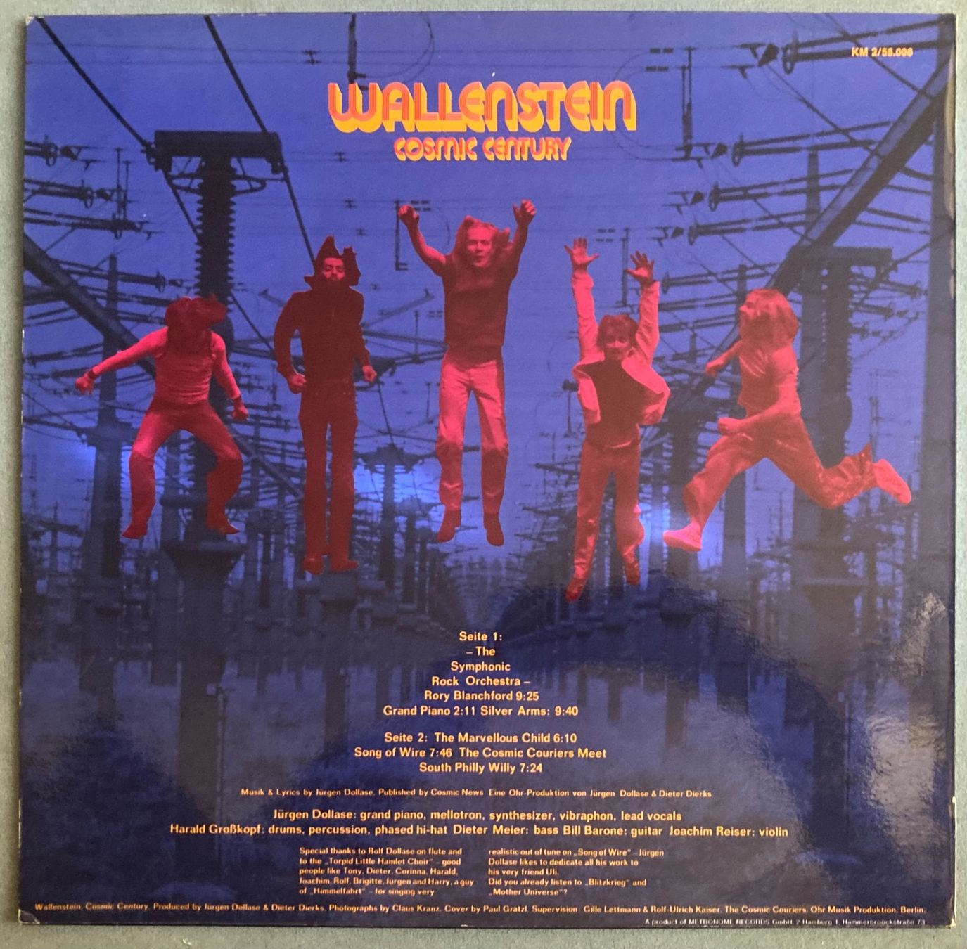 Vinyles: WALLENSTEIN - COSMIC CENTURY – D'occasion à Poliez-Pittet par Newtown-Records 1