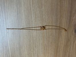 Bracelet acier inoxydable doré