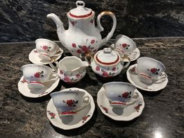 🌹Polnisches Kaffee-Service Rosenmotiv Vintage, Top Zustand