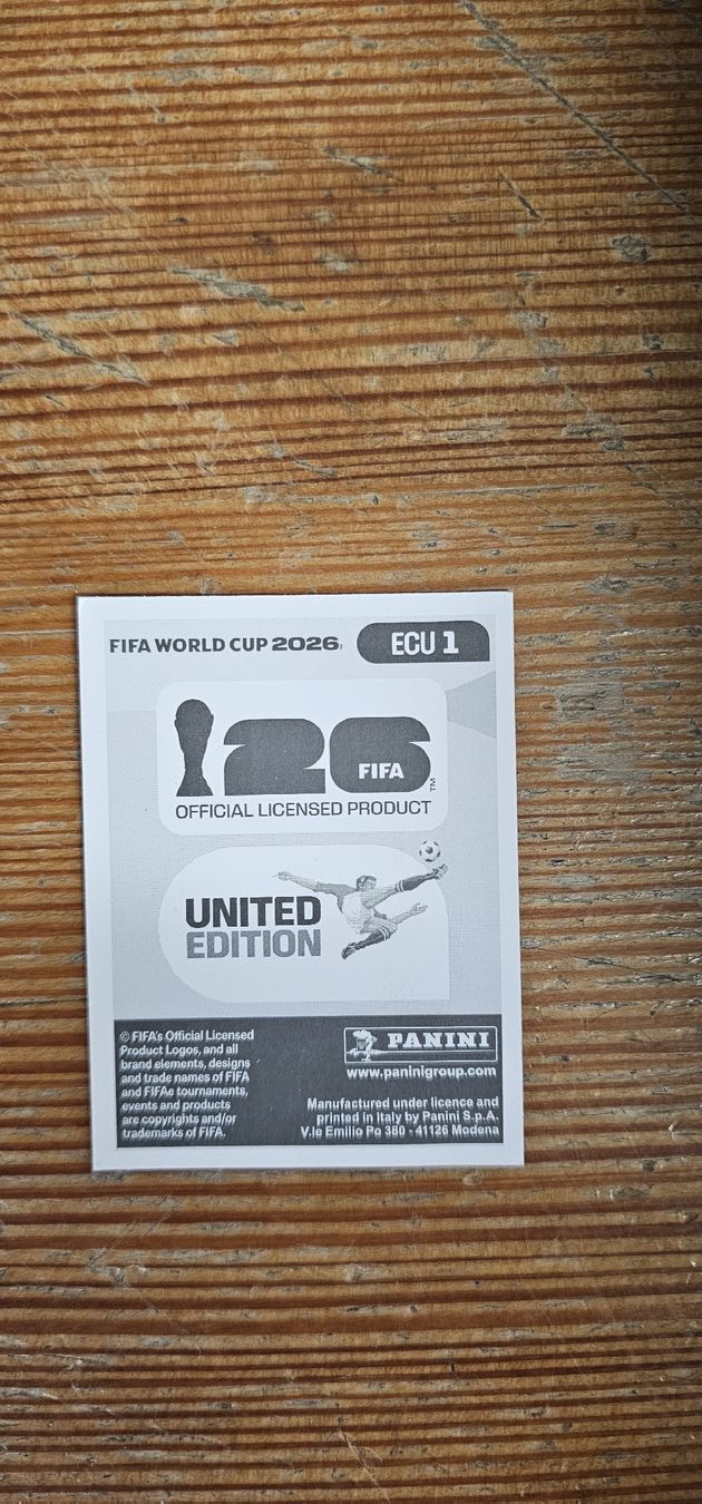 Panini Sammelbilder & Trading cards: Fifa World Cup Panini ECU 1 – Neu und originalverpackt aus Biel VS von volcom8702 1