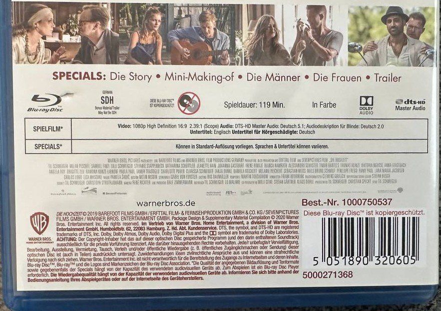 Tutti i DVDs: "Die Hochzeit" Til Schweiger Komödie – Usato da Beringen venduto da Mantafisch1 2