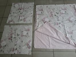 Bettwäsche Biancoperla 210x230cm, 2 Kissenbezüge 62x65 cm