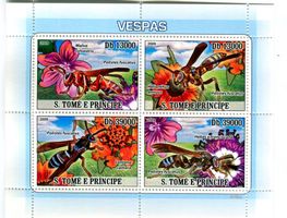 Block "Wespen". São Tomé und Príncipe