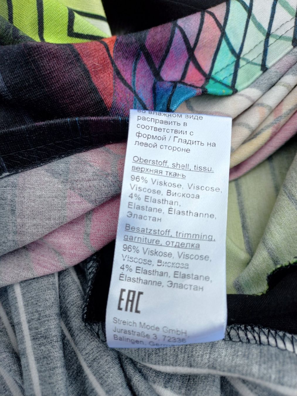 Doris Streich T-shirt: Langarm-Shirt mit Muster von Doris Streich Gr. 52 – Nuovo (secondo la descrizione) da Oberuzwil venduto da venditum. 3