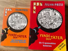 Finde den Täter 2 Bände guter Zustand