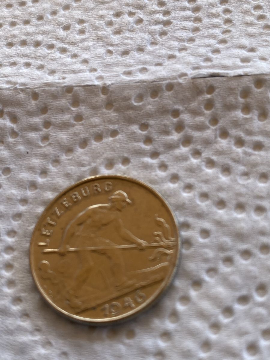 Tutti le monete: Luxembourg - 1 franc - 1946 – Usato da Payerne venduto da Mike1682 1