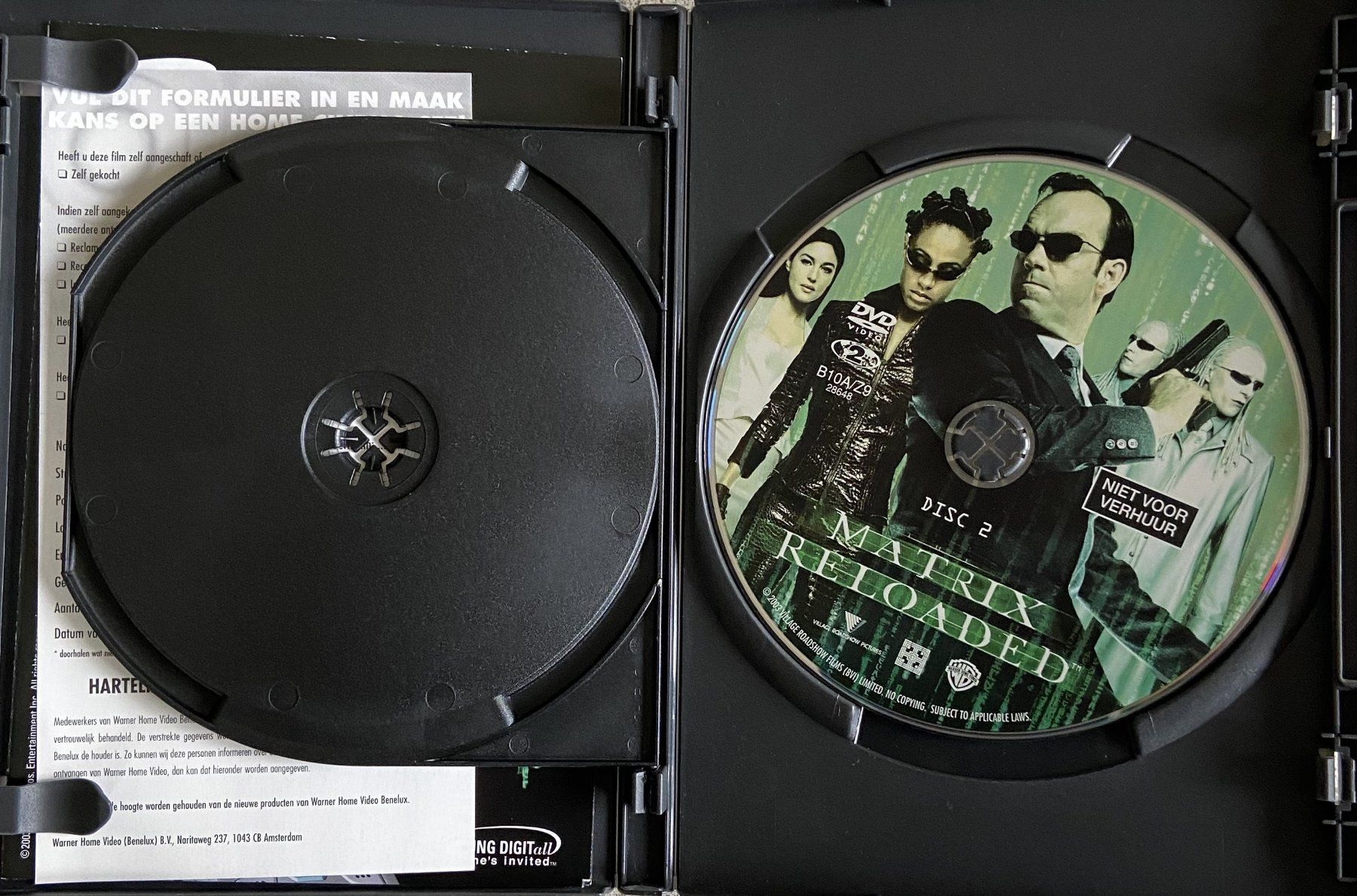 Tous les DVDs: DVD  "Matrix Reloaded" – D'occasion à Böckten par Hansi36 2