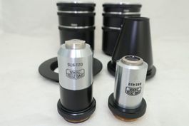 Komplettset 2 Stk RMS Carl Zeiss Mikroskop Objektive #v2