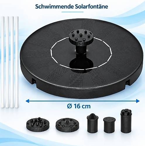 Stagni & Fontane ornamentali: Schwimmende Solarfontäne  – Nuovo e nell'imballaggio originale da Biel-Benken BL venduto da mic_2scj