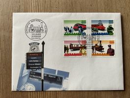 Ersttagsbrief 150 Jahre Schweizer Bahnen, Jahr 1997