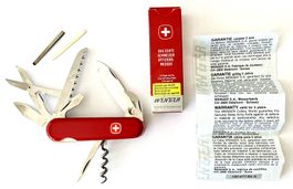 Schweizer Offiziers Sack-Messer Wenger Box 70iger Jahre NEU