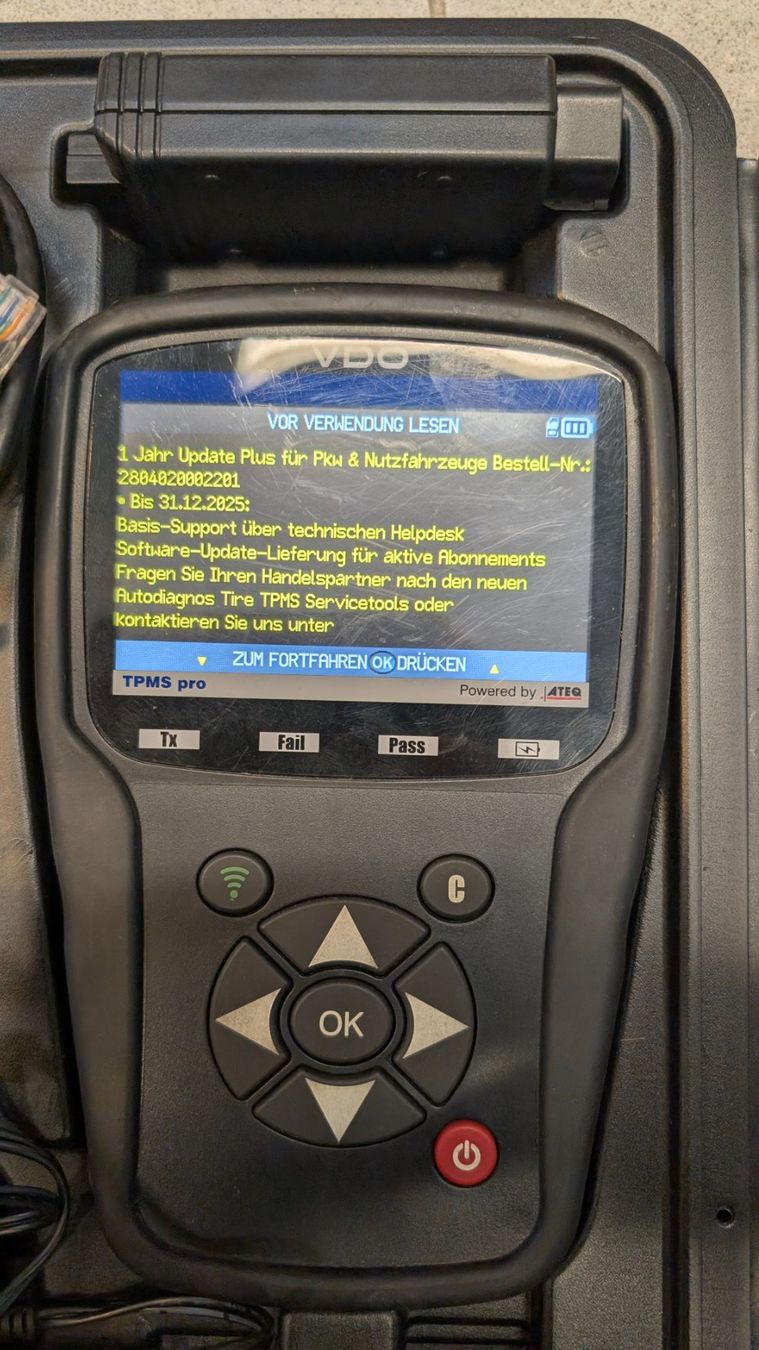 Messen: Reifendrucksenoren VDO TPMS Pro Continental Diagnosegerät – Gebraucht aus Klosters-Dorf von ruud91 3