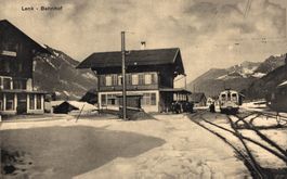 Lenk - Bahnhof. Triebwagen (13)