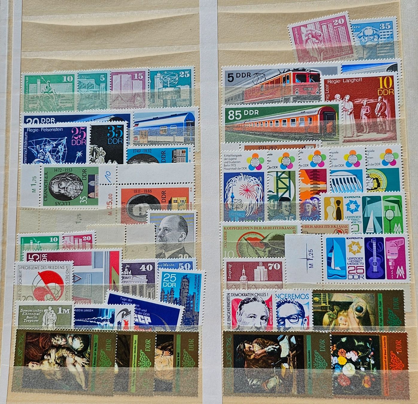 Tutti i francobolli: Sammlung Briefmarken DDR ** – Nuovo (secondo la descrizione) da Les Valettes venduto da Nuba1