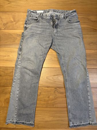 Zara Man  Flared Jeans, size 46, light grey, great condition