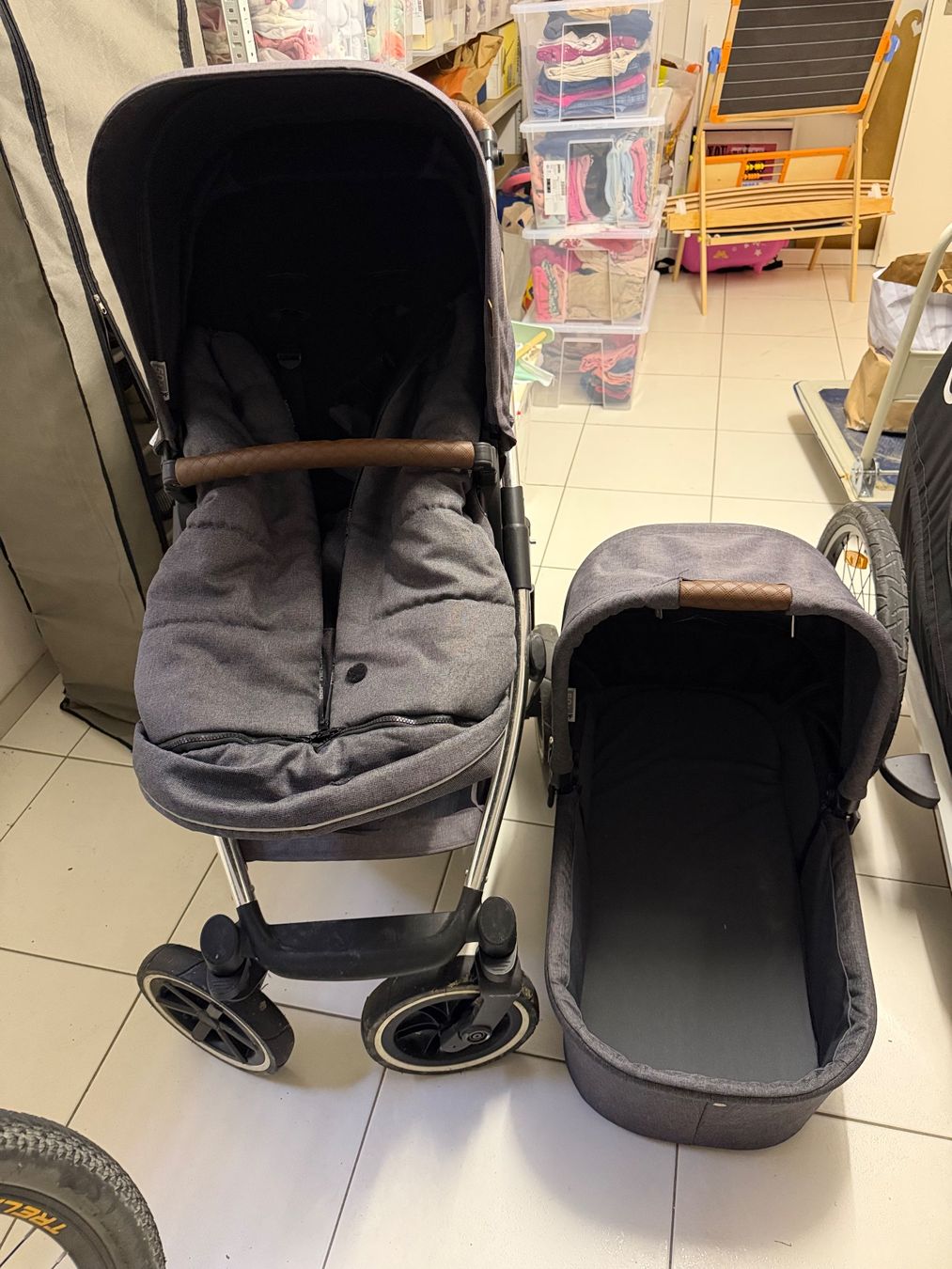 ABC Design Carrozzine: ABC Design Salsa 4 Air inkl. Winterfusssack – Usato da Dintikon venduto da KujtimMari