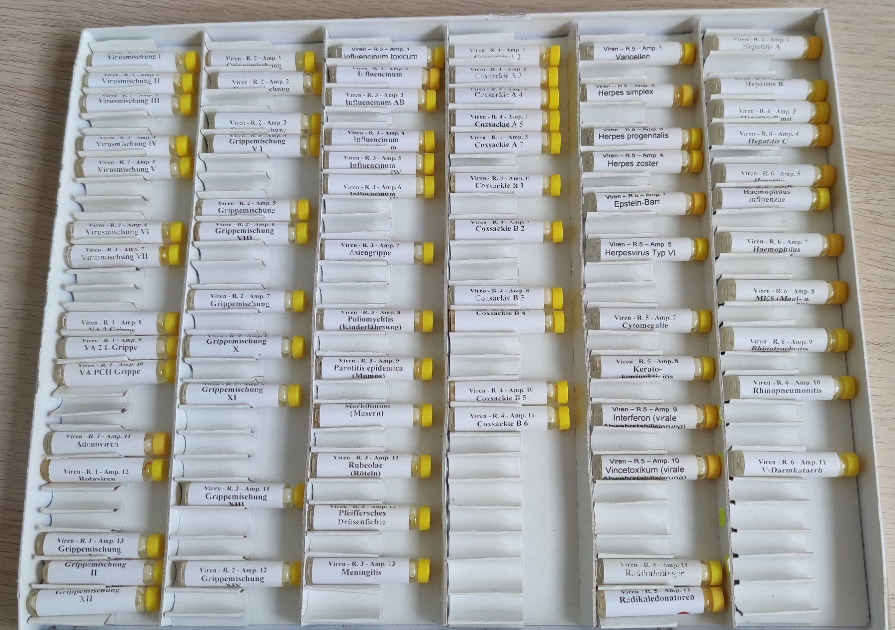 Attrezzature mediche: Keymer Testkasten "Viren" für Bioresonanz / EAV – Usato da Eiken venduto da alipanther01