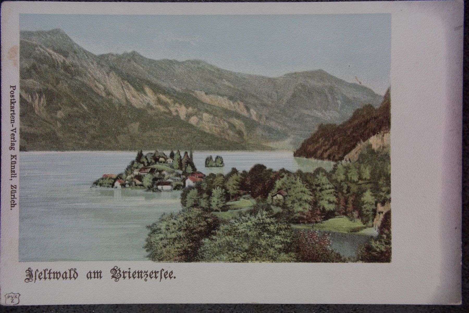 Cartoline postali: Iseltwald am Brienzersee  -  antike Postkarte – Usato da Röthenbach i. E. venduto da Heureka5