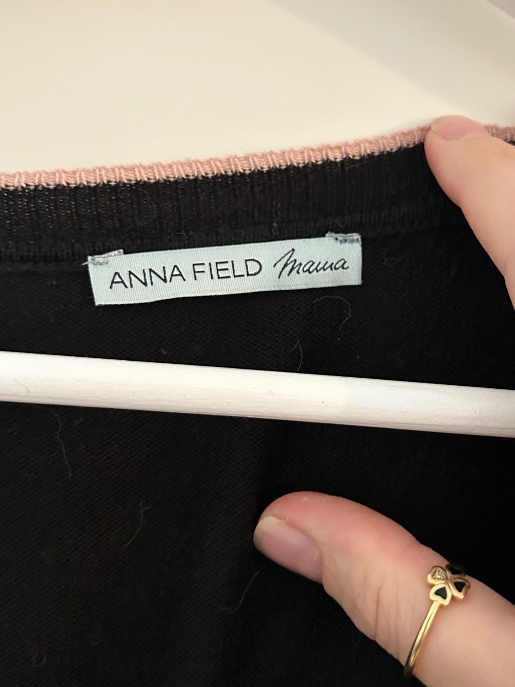 Anna Field Maglioni & Felpe: Umstandspullover schwarz und rosa – Usato da Zürich venduto da predisha 2