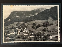 AK von Muotathal, 1948 mit Entwertung MUOTATHAL