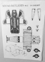 Citroën 2CV Camionnette Döschwo-Bastelbogen Nr.2