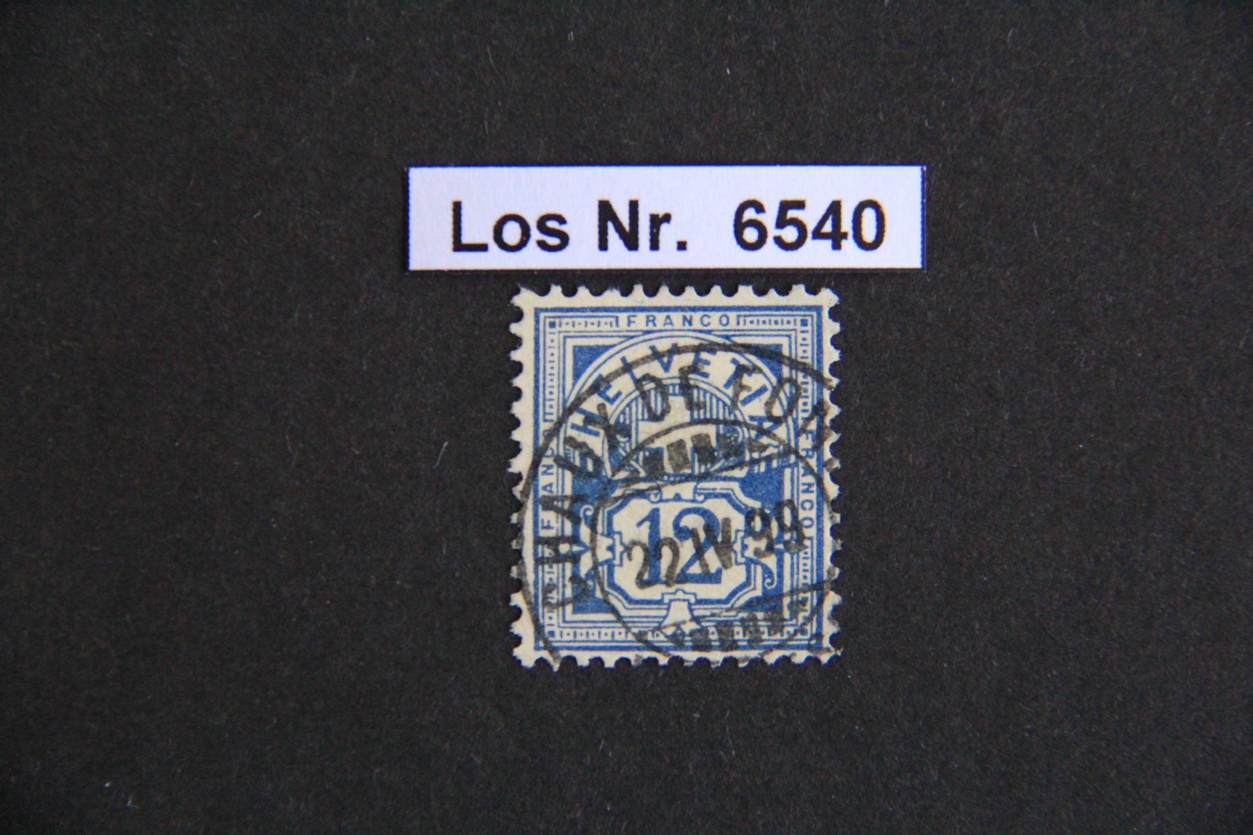 Tous les timbres: CH 1894 sauberer Vollstempel                        los 6540 – D'occasion à Volken par jukon65