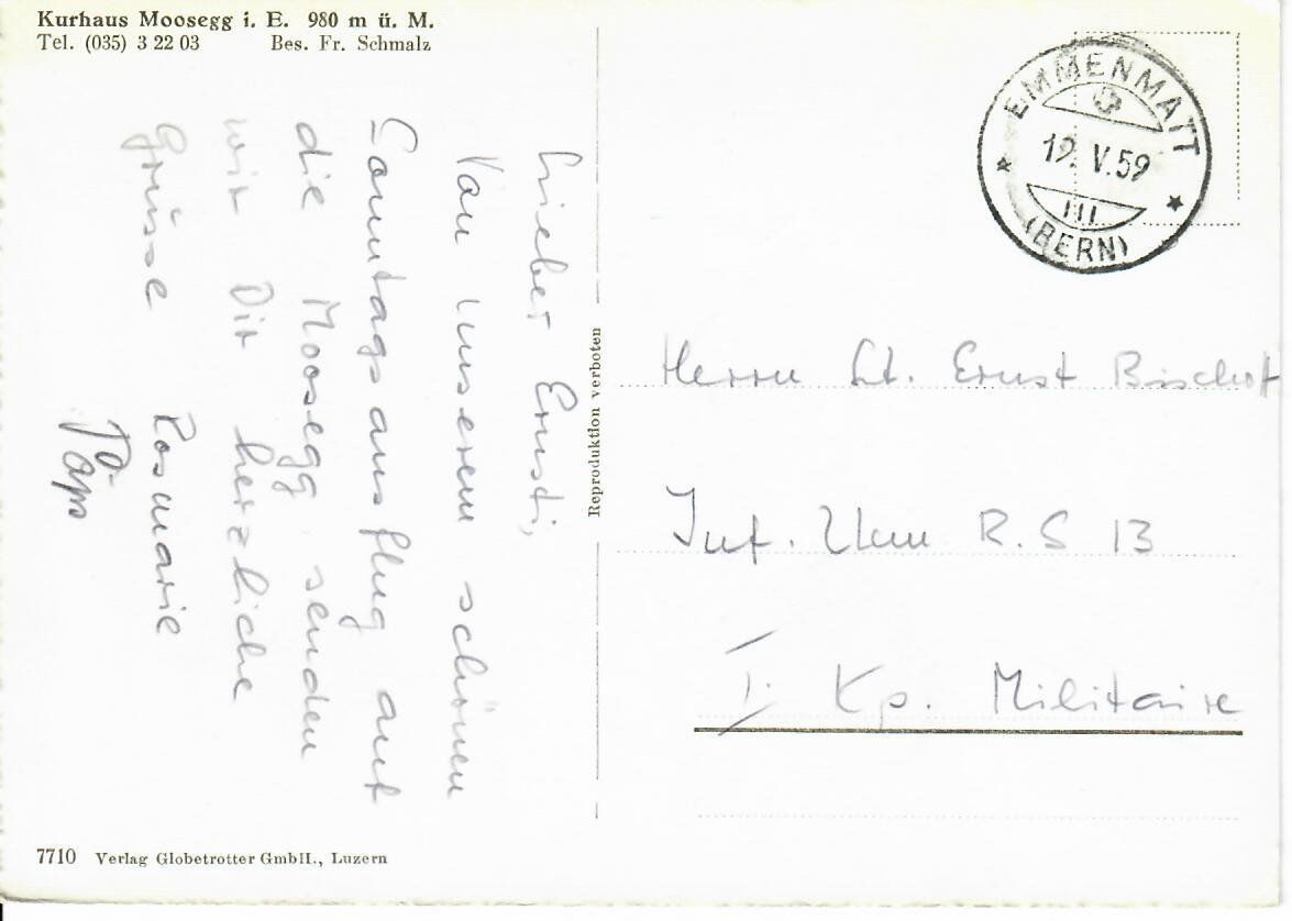 Cartes postales: Moosegg – D'occasion à Hochdorf par Ziegel-16 1