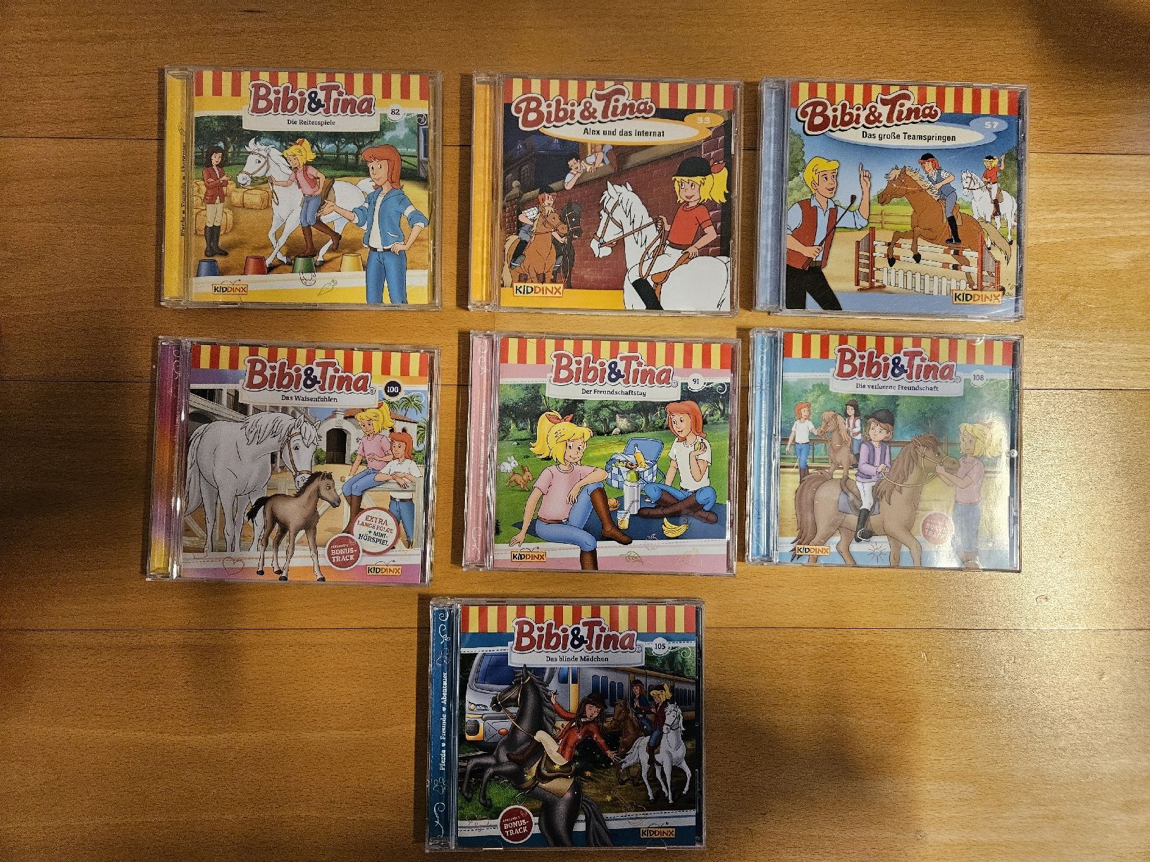 CDs: 7 Bibi&Tina Hörspiel CDs – Gebraucht aus Eschenbach SG von MarThu
