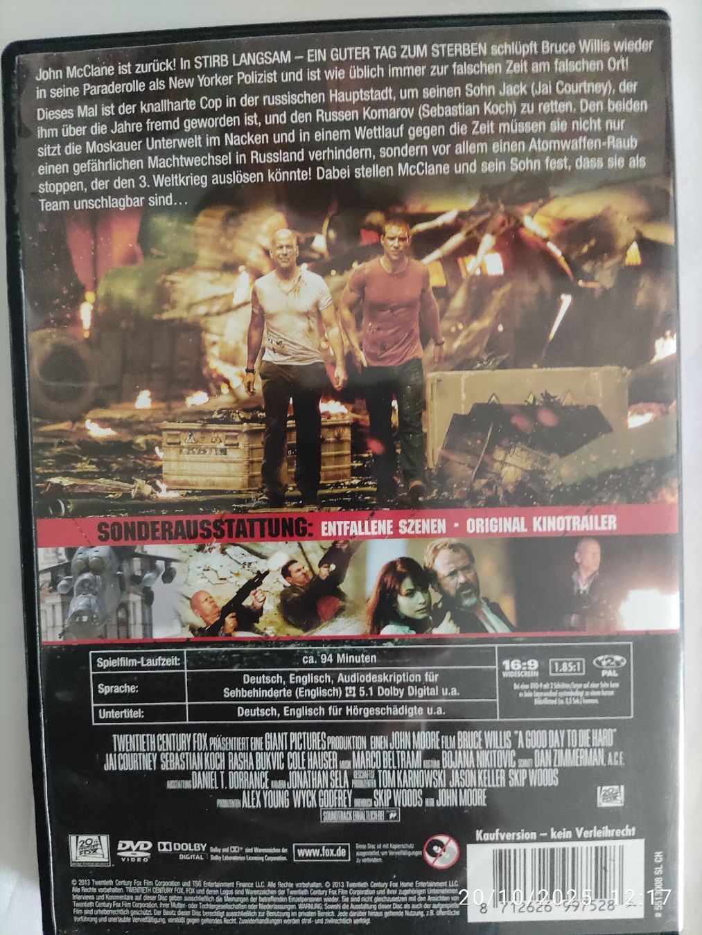 Tutti i DVDs: Stirb langsam - Ein guter Tag zu sterben - – Usato da Basel venduto da Alacant 1