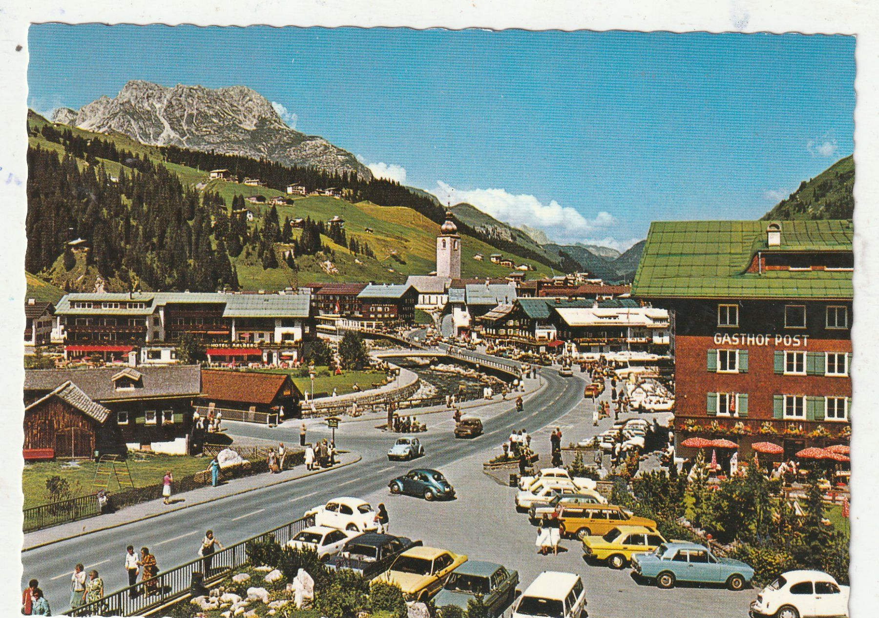 Ansichtskarten: Lech am Arlberg – Gebraucht aus Lumbrein von made02