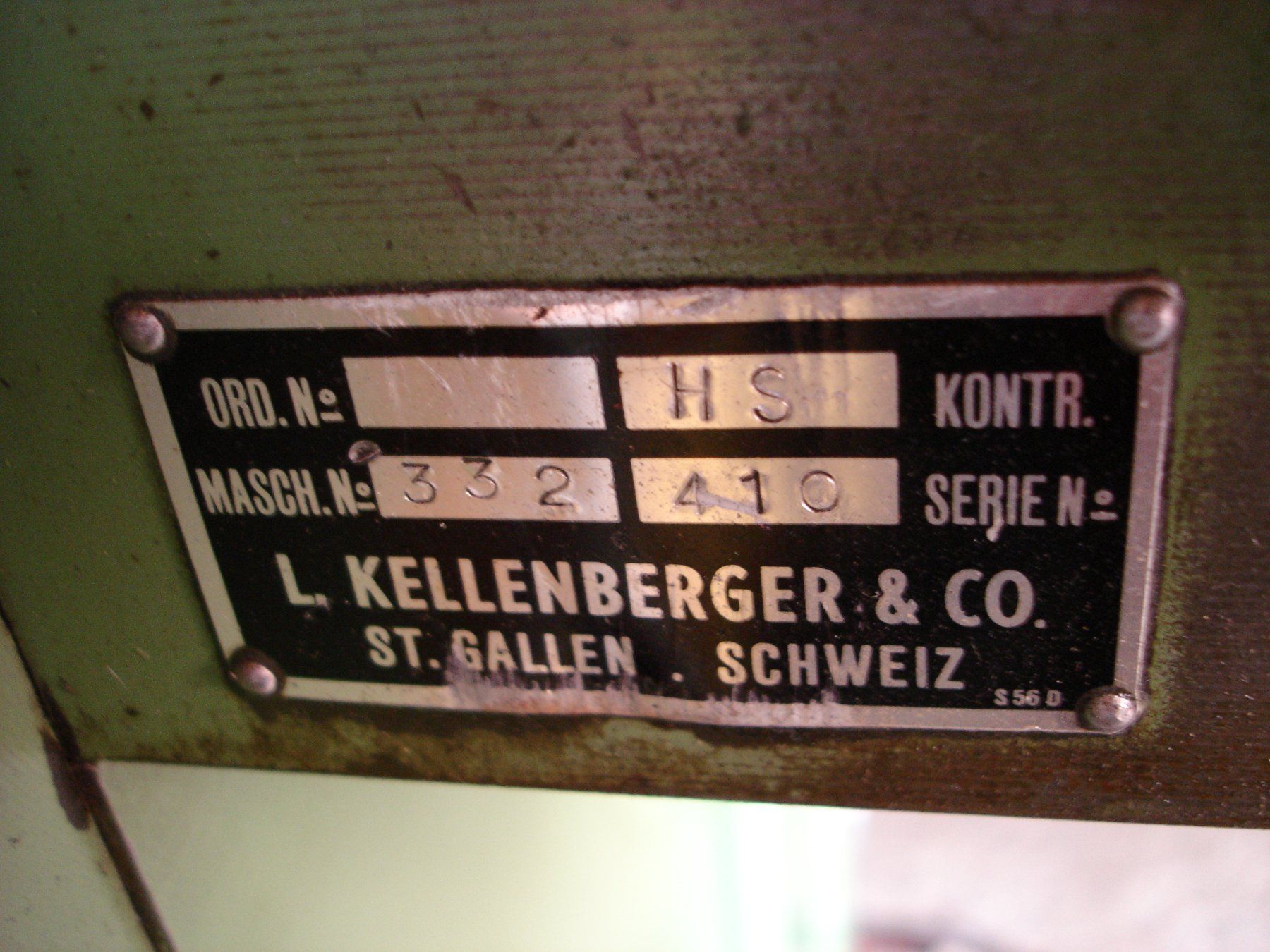 Smerigliatrici & Lucidatrici: Schleifmaschine Kellenberger No56 – Usato da Zermatt venduto da Heinrich6631 3