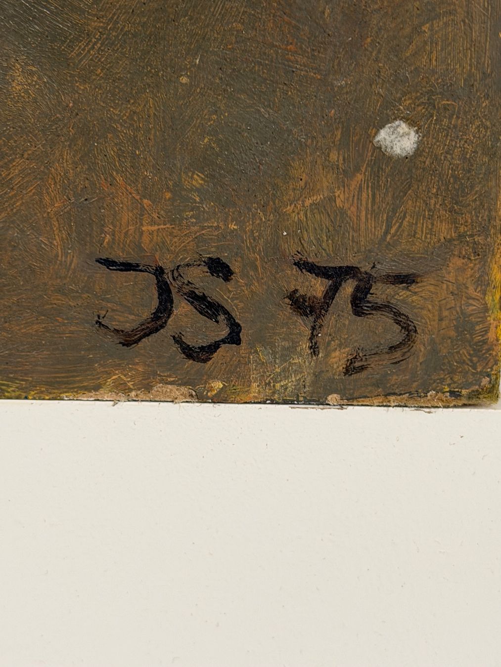 Dipinti: Abstraktes Ölgemälde "Au voleur!" 1975 Einzigartiges Kunst – Usato da Basel venduto da PAUL_ART 4